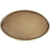 HLYMPONY Belt Buckle Men Western Cowboy Rodeo Oval DIY Blank Belt Buckles for Women