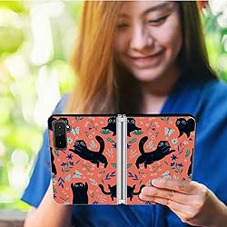 BWEGRHE Black Cat Flowers Designed for Microsoft