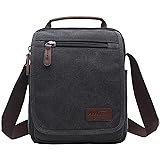 mygreen Satchel Small Canvas Messenger Bag Vertical