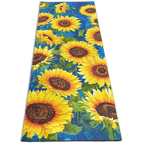 Sara Nell Yoga Mat Sunflower Personalized Hot #yoga #mat #carry #bag Sara Nell Yoga Mat Sunflower Personalized Hot
