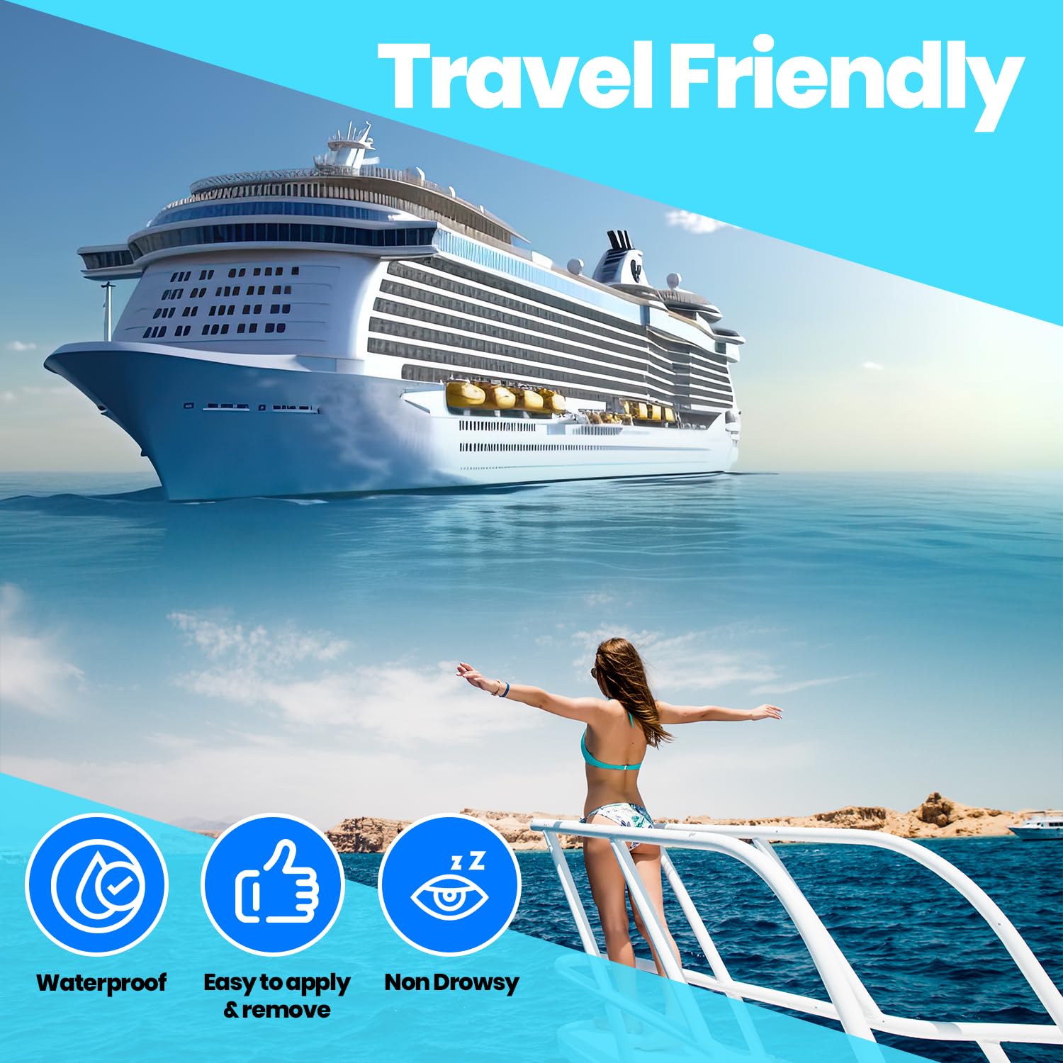 Ship-EEZ Sea Sickness Patch for Cruisers