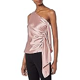 Trina Turk Womens Satin One Shoulder TopBlouse