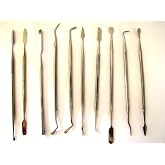 Devardi Glass~ 10 Pc. Stainless Shaping Tools, For Lampworking, Bead making, Glass Blowing