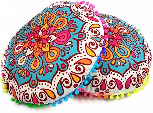 Amazon Com Hot Sale Indian Large Round Floor Pillow Case
