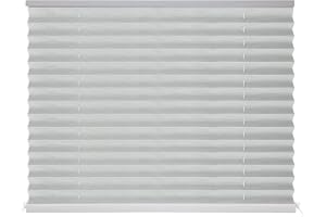 NOVINO RV Blinds for Camper Window,RV Shades Camper Blinds for Travel Trailers, Motorhome Pleated Window Shades-20 W x 24" L,Gray