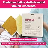 Inadine 5cm x 5cm Non-Adherent Wound Dressings Povidone-Iodine Antimicrobial view 8