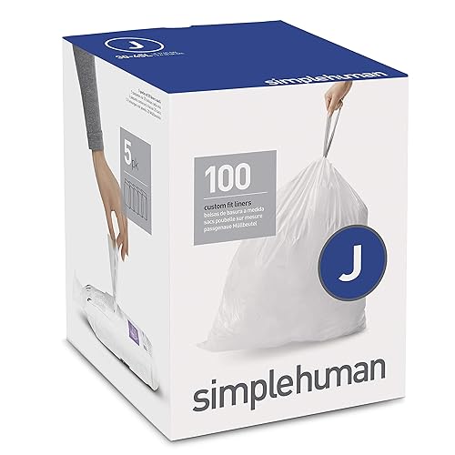 Drawstring Simplehuman Trash Bags J Simplehuman Code J Custom Fit