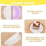 Jeffdad 150 Pcs Assorted Doilies 4.5/6.5/8.5 White Lace Paper Pads view 4