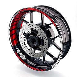 MC MOTOPARTS 17 inch Wheel Rim Stickers Decals AA02