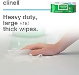 Clinell Universal Cleaning and Disinfectant Wipes 6x100 Extra Thick Heavy Duty view 4