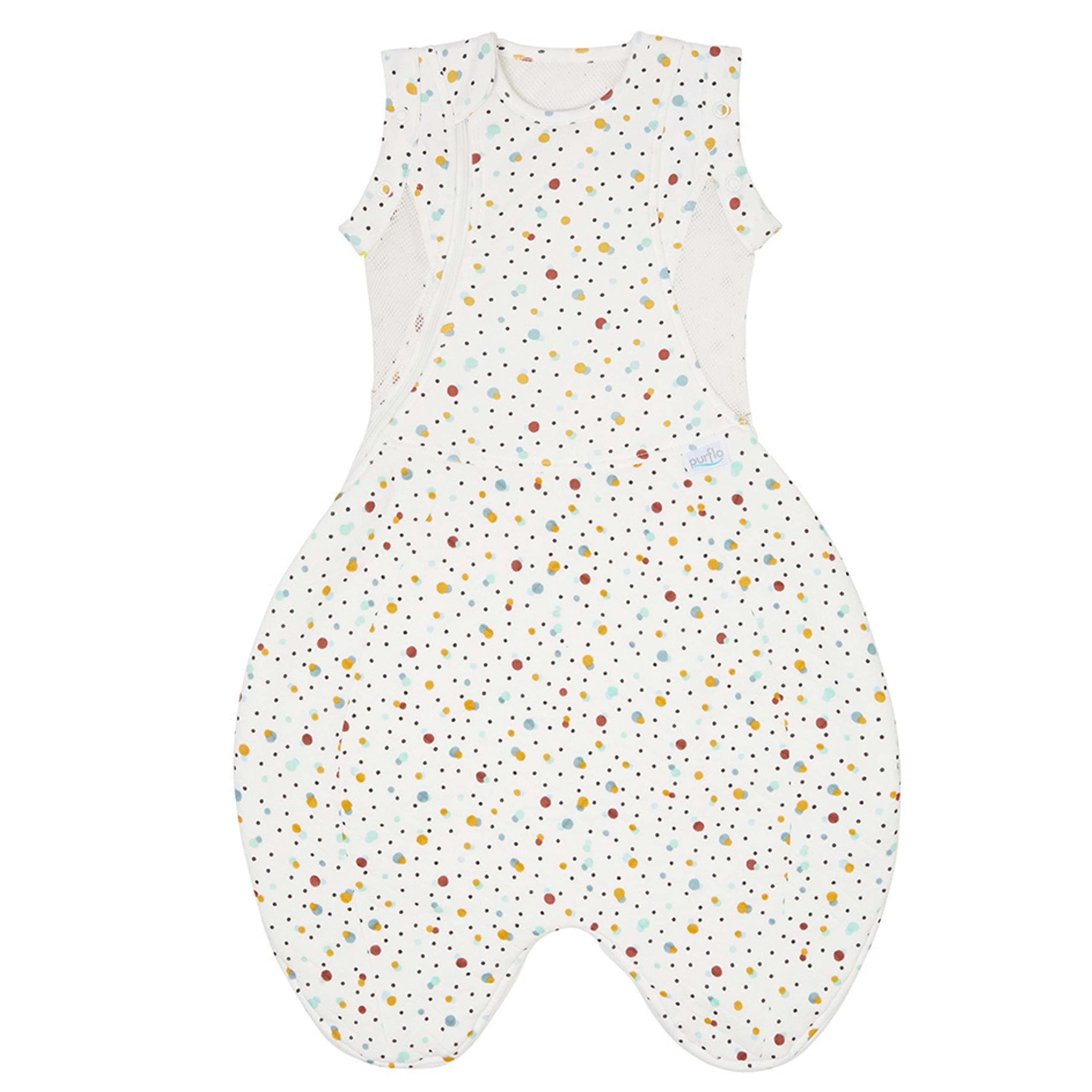 PurFlo Swaddle to Sleep Bag | Baby Sleeping Bag | Blanket | Baby Swaddle 0-4 Months | Newborn Sleeping Bag | 2.5 tog | Scandi Spot