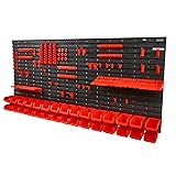 VEVOR Wall Mounted Storage Rack System, 30-Bin