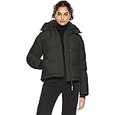 Orolay Women's Cropped Puffer Jacket Short Down Coat Thickened Winter with Detachable Hood