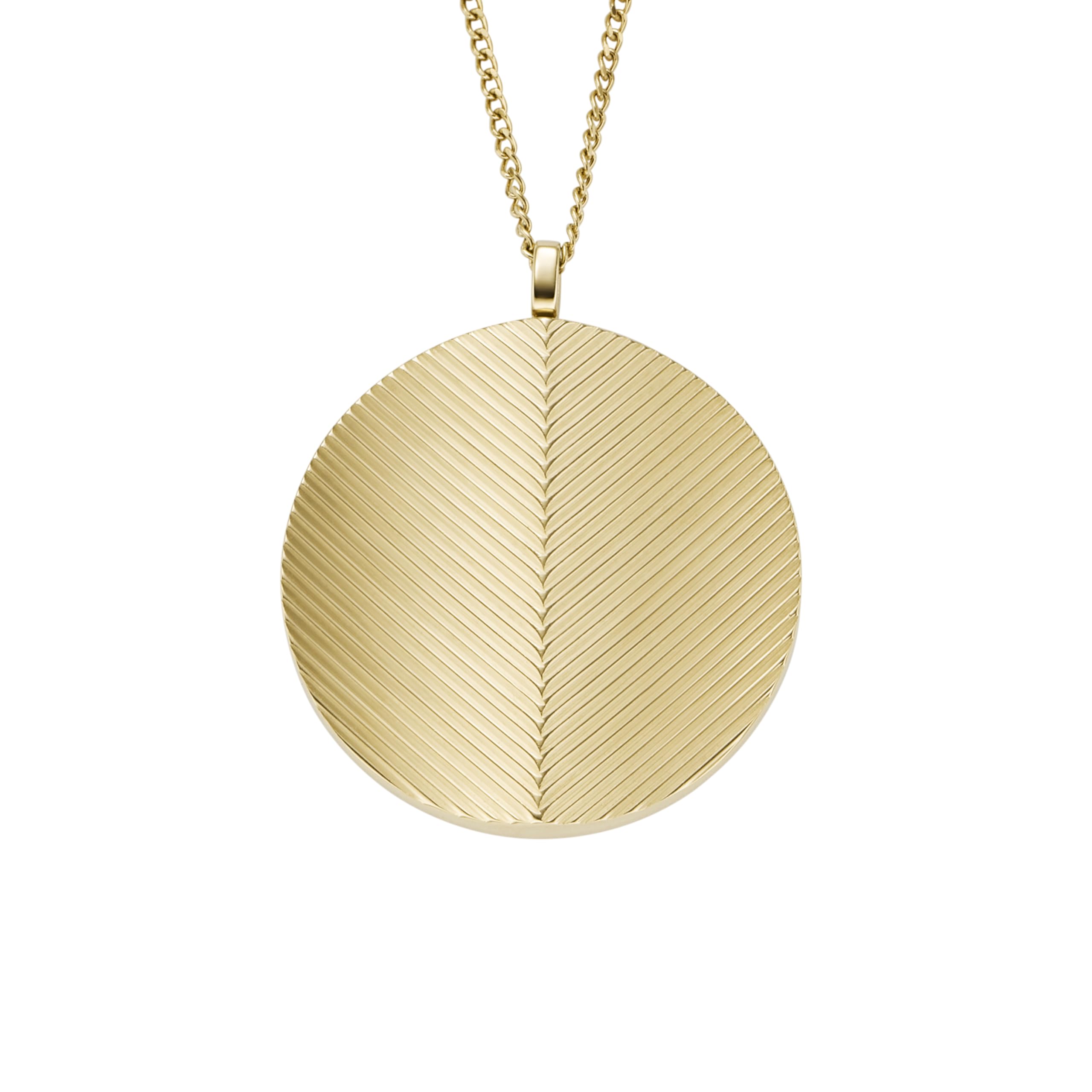 Fossil Women's Harlow Locket Collection Gold-Tone