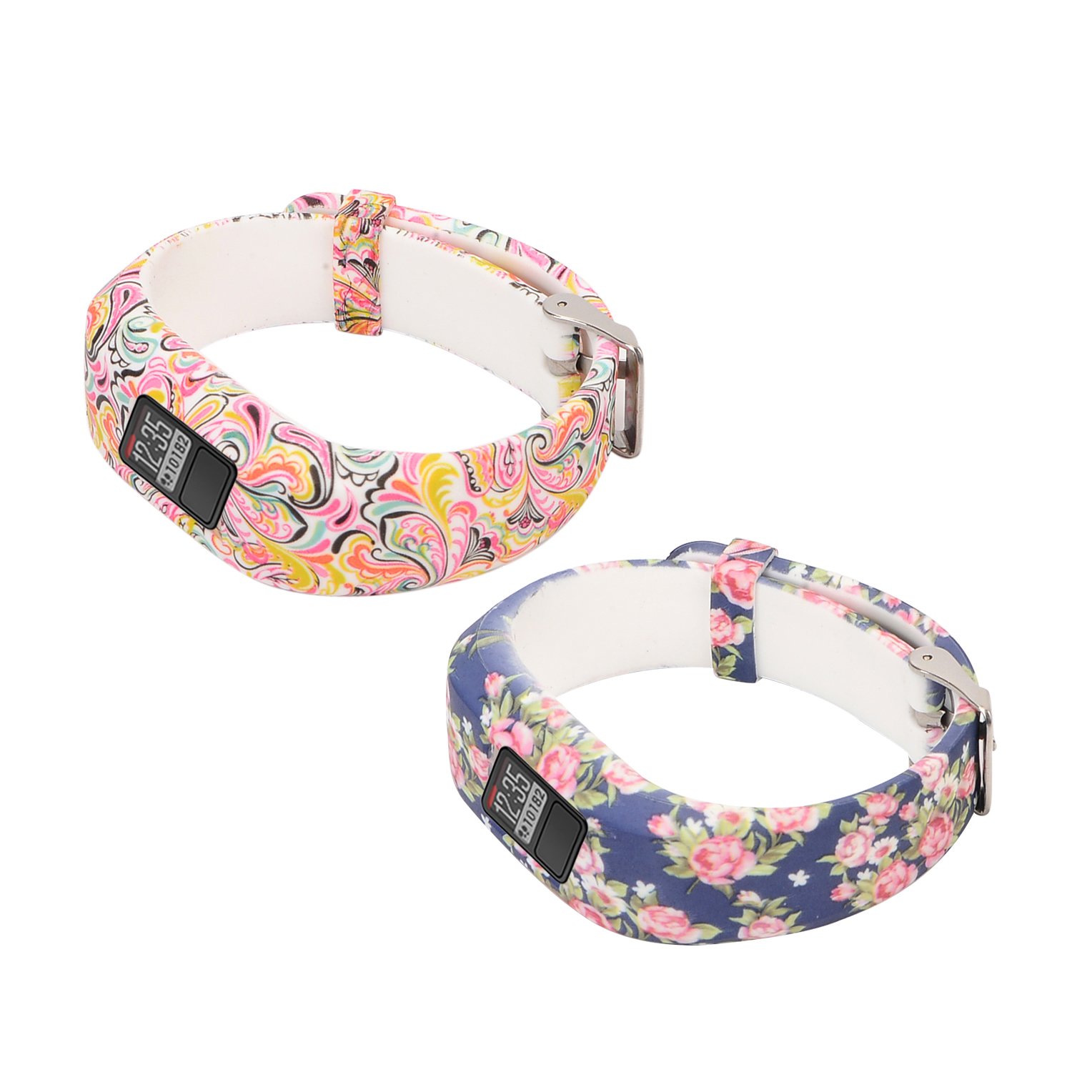 Chofit Bands for Vivofit Jr/Jr.2 Straps Replacement, Colorful Soft Silicone Bands Wristband Compatible with Garmin Vivofit Jr/Jr 2(The Tracker is not included) (Style-3)