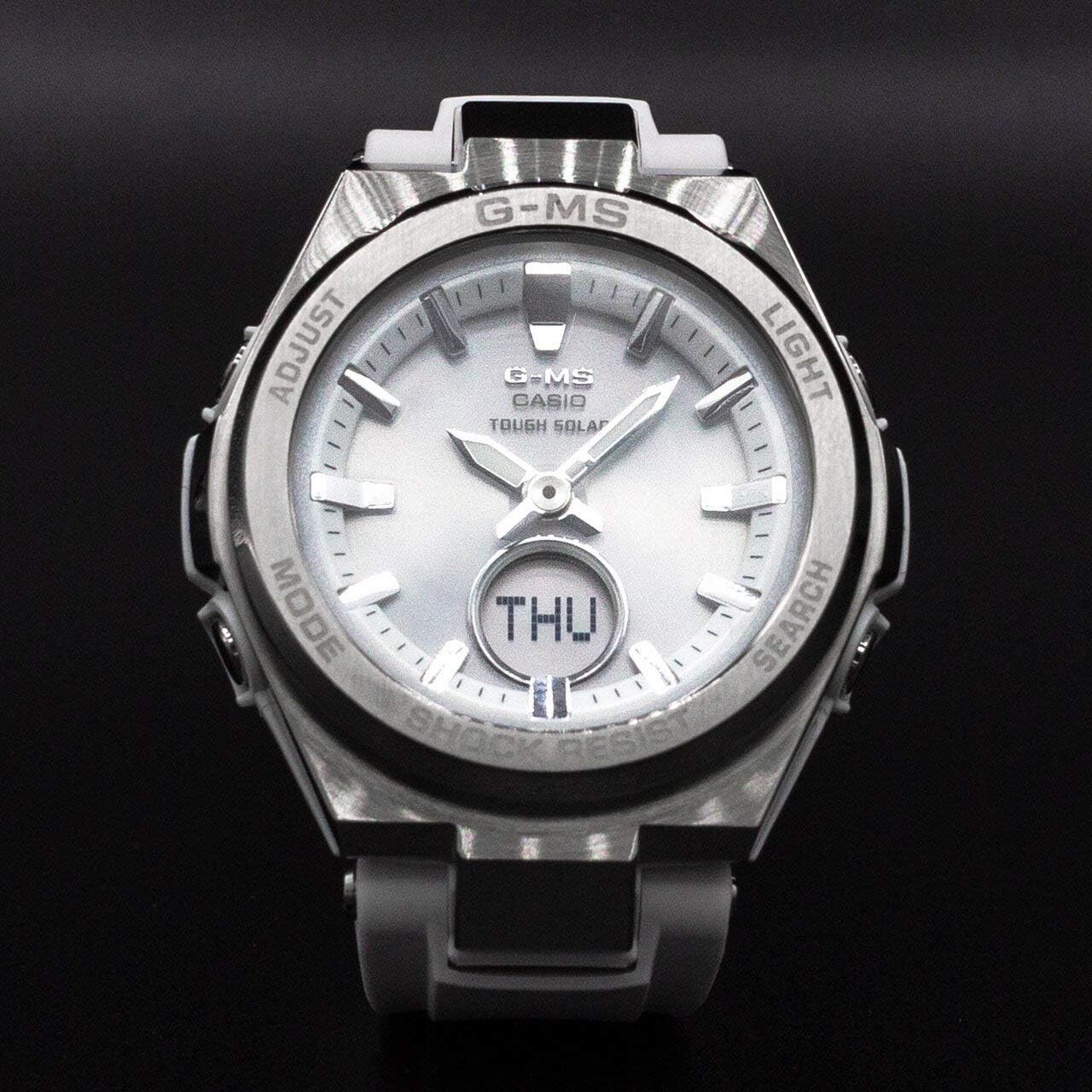 Ladies Casio Baby G G Ms White And Silver Tone Watch Msgs200 7a #tough #solar #watch #review Ladies Casio Baby G G Ms White And Silver Tone Watch Msgs200 7a