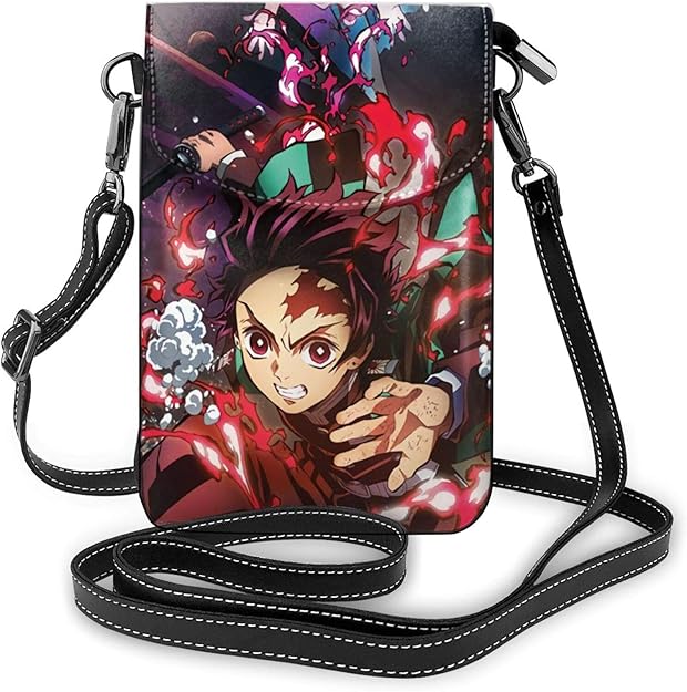 Demon Slayer Anime Band 3d Printing Small Cell Phone Purse Small 