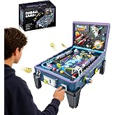 JTBBOY Pinball Machine Building Set STEM Toy for Adult Teen Age 14+ | Tabletop Pinball Game Blocks Set Build Own Arcade Model DIY Construction Toy Birthday Christmas Gift for Boys Girls (2309PCS)