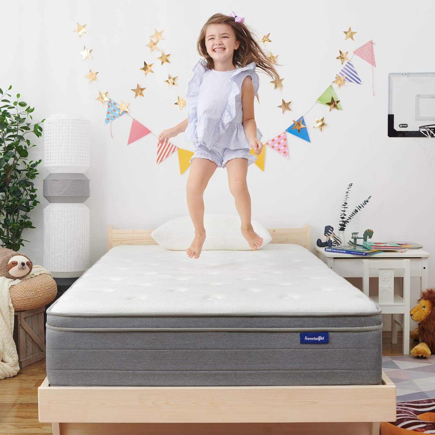 Full Size Mattress In A Box Sleep Cooler With Euro Pillow Top Gel