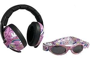 BANZ Baby Earmuffs & Sunglasses 0-36 Months - Noise Cancelling & UV Protection