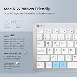 iClever Wireless Keyboard and Mouse Set Full Size with Numeric Keypad view 8