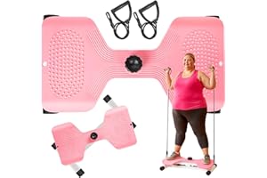 TREEFIA Waist Twister Machine Exercise, Ab Twist Board with 300 lbs Weight Capacity, Abs Workout for Slim Waist and Core Ab Exercise, Noiseless Home Gym Equipment for Women Men