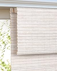 LazBlinds Cordless Bamboo Roman Shades, Privacy