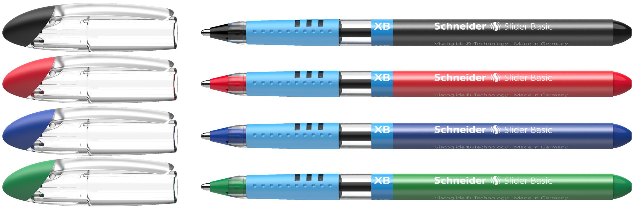 Schneider Slider Ballpoint Pen Wallet Of 4 Xb Basic