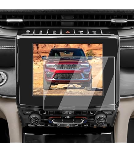 SATIS Tempered Glass Screen Protector For Jeep Grand Cherokee Uconnect 8.4" 2020-2021