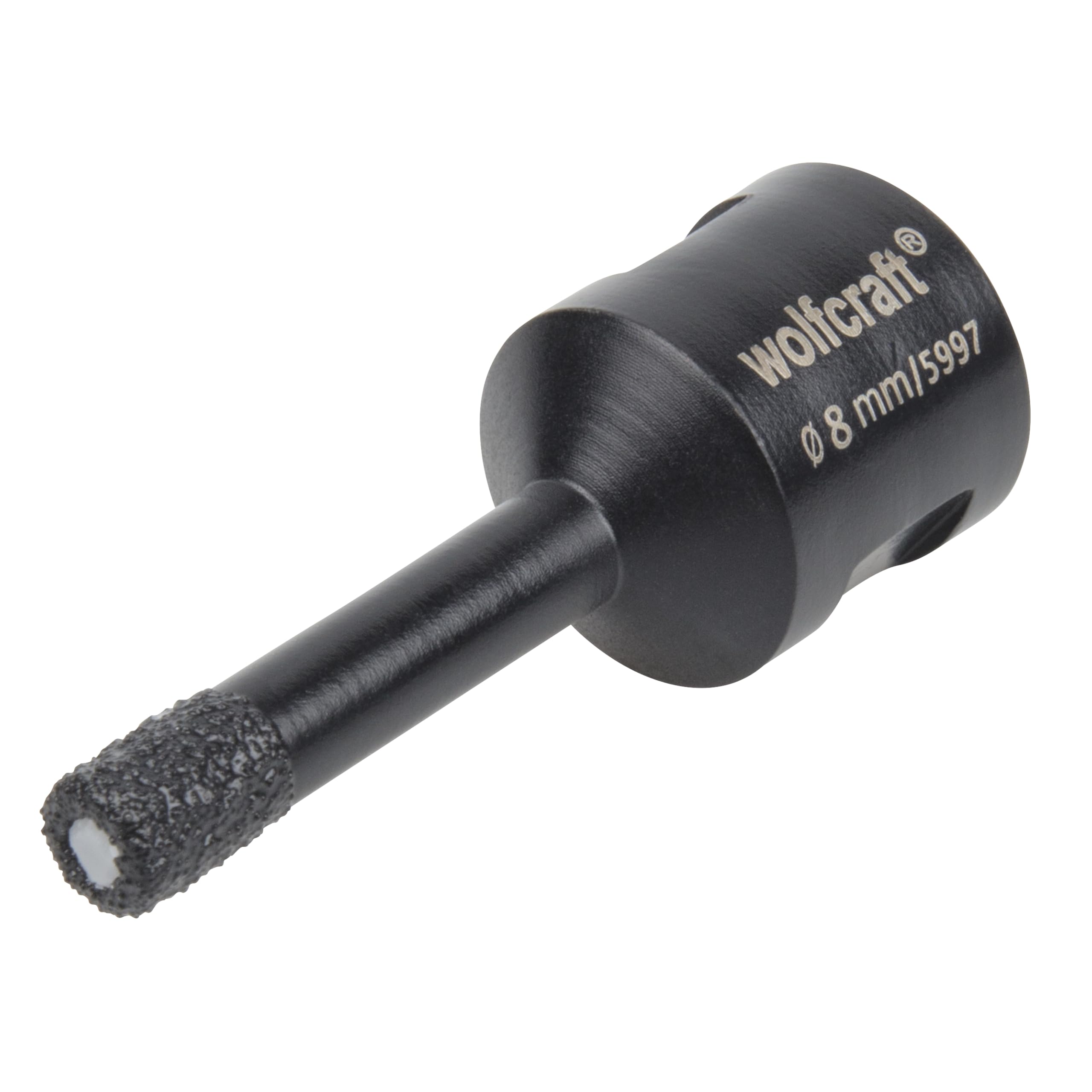wolfcraft "Ceramic" Diamond Coated Annular Bit, for Angle Grinders I 5997000 I for Installing Bathroom Fittings and Cable bushings in Tiles or Glazed Tiles