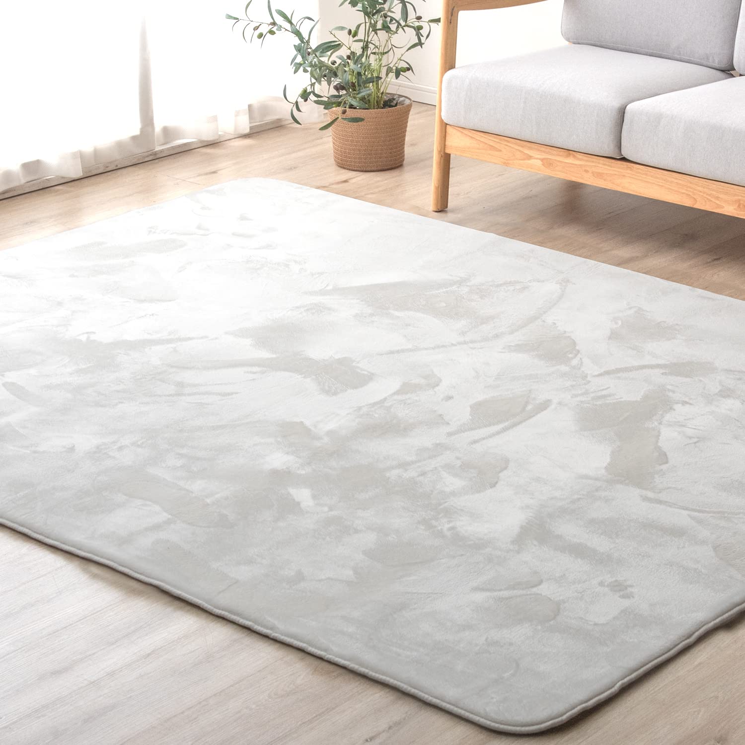 タンスのゲン ラグ 4畳 200×300cm【高反発/極厚25mm】厚手 フランネル生地 ホットカーペット対応 滑り止め ラグマット カーペット 北欧 おしゃれ 65010004(93851)商品画像