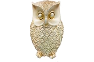 Aobaks Tabletop Fire Pit, Tabletop Fireplace, Gold Owl Shape Table Top Fire Pit Bowl, Personal Fire Pit Indoor Fire Pit for Indoor and Outdoor Use.