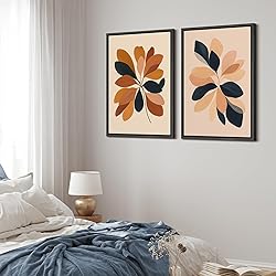 MUDECOR Framed Canvas Print Wall Art Set Warm Earth