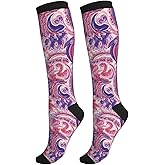 Guiteinyi Avocado Compression Socks Women Men Knee High Stock for Running Work Support Nurses Travel