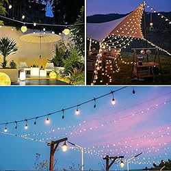 UGarden Upgraded Outdoor String Light Hanging