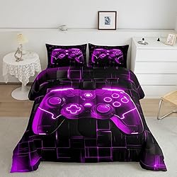 Manfei Teens Gaming Comforter Set Queen