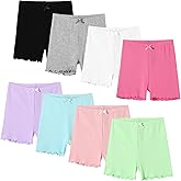 Chicduo 8 Pack Girls Shorts Toddler Biker Shorts Girl Under Dress Shorts Cartwheel Shorts Kids Safety Shorts