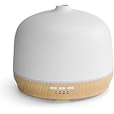 Kakoda Ceramic Essential Oil Diffusers for Home Large Room, Aromatherapy Scent Air Diffuser Ultrasonic Aroma Defusers 500ml with Timed&mdash;Wood