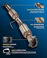 PHILTOP Rear Catalytic Converter Kit Direct-Fit