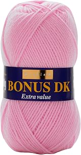 Sirdar Hayfield Bonus DK Double Knitting Iced Pink 100g
