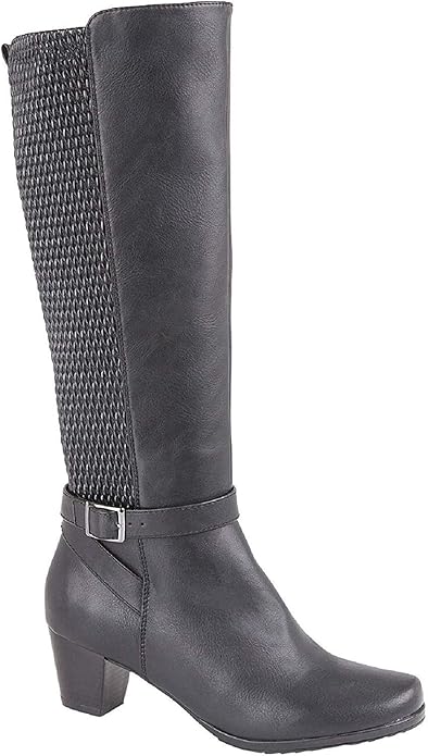 elasticated calf boots
