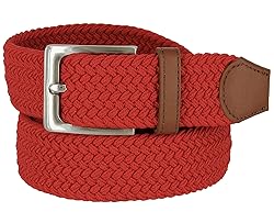 Men's Stretch Belt Braided Elastic Stretch Belt