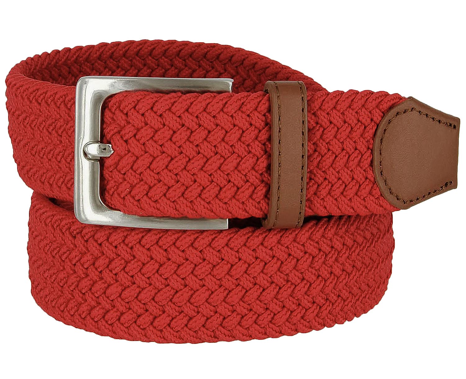 Men's Stretch Belt Braided Elastic Stretch Belt
