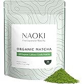 Naoki Matcha Organic All Purpose Blend - Authentic Japanese Culinary Grade Matcha Green Tea Powder from Japan (100g / 3.5oz)