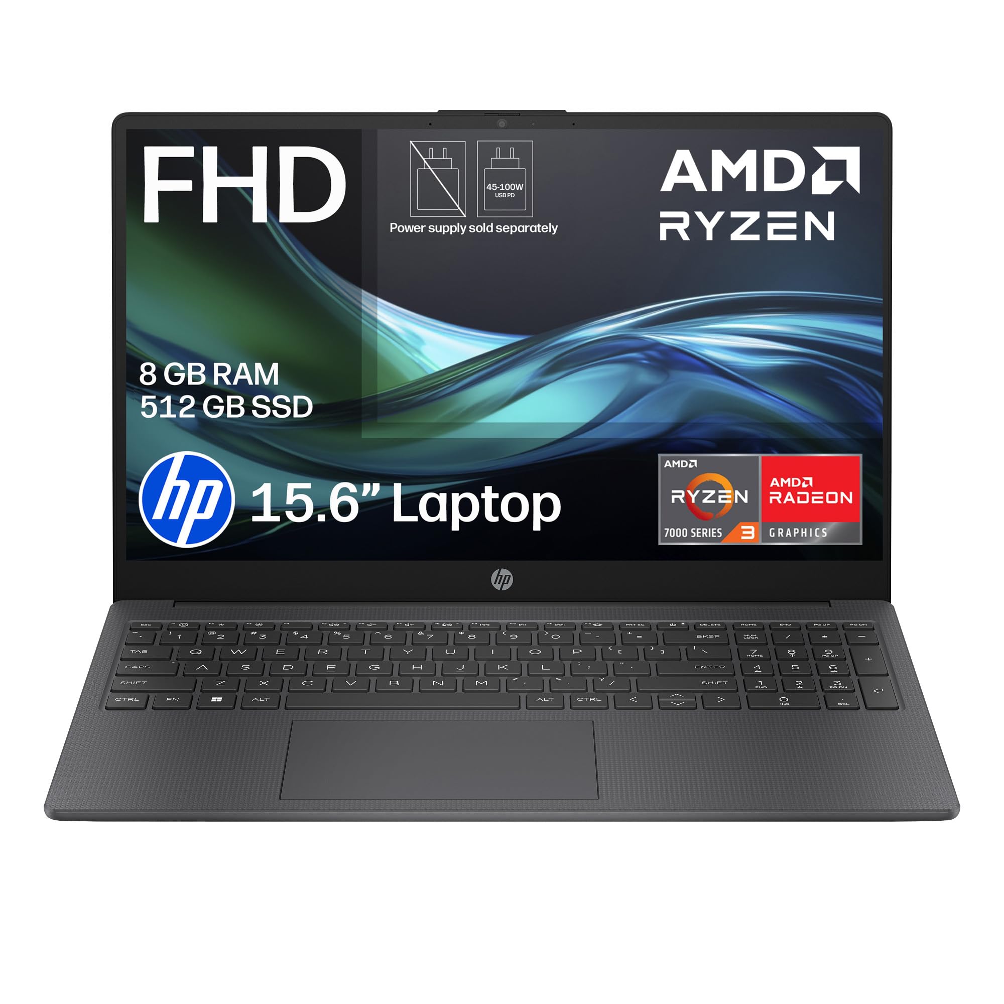 HP 15.6” Laptop | AMD Ryzen 3...