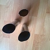 Amazon.de: Glastisch 80 x 80 cm zarter Beistelltisch Ecktisch