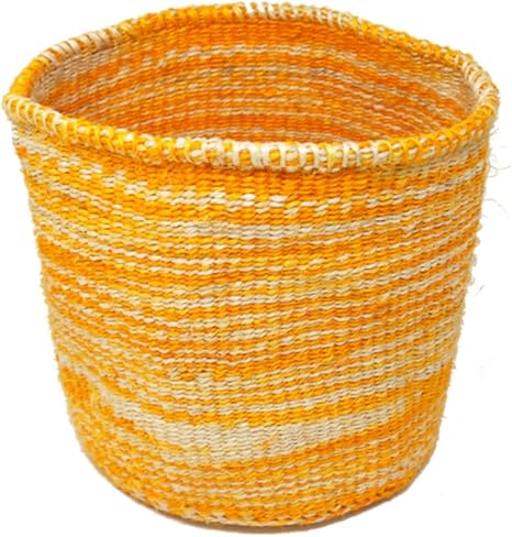 Amazon Orikago かご S カゴ 野菜 ゴミ箱 おしゃれ リビング ジャガイモ 収納 マーブル イエロー ナチュラル かご バスケット オンライン通販