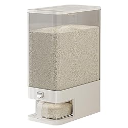 GUDEMAY Rice Dispenser with Measuring Cup and Fresh