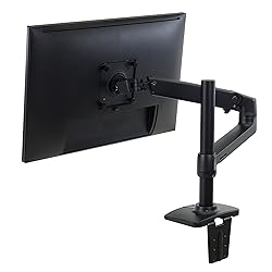 Ergotron – LX Monitor Arm, Single Monitor Desk