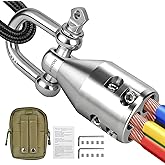 Talspity 69700 Penguin Puller Sr, Wire Pulling Attachment | Electrical Cable Pulling Head with Shackle, Heavy Duty 4000 lbs Pull Strength, Fits 3/0 to 350 MCM Copper or Aluminum Wire